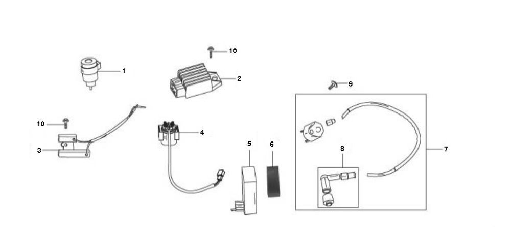 Elektroteile Rover Fun 4-Takt