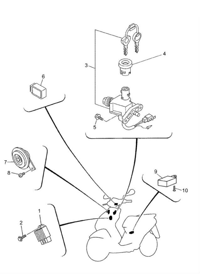 Elektroteile Yamaha Jog-R LC 2-Takt