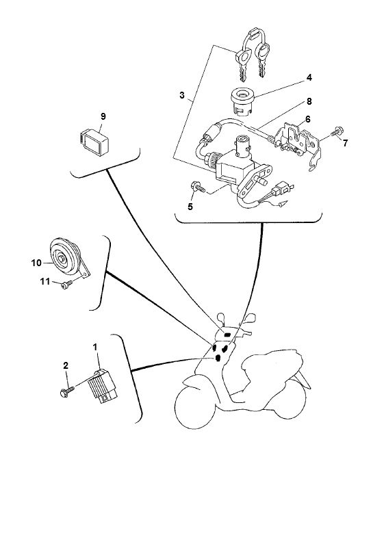 Elektroteile Yamaha Neo's 2-Takt (bis 2003)