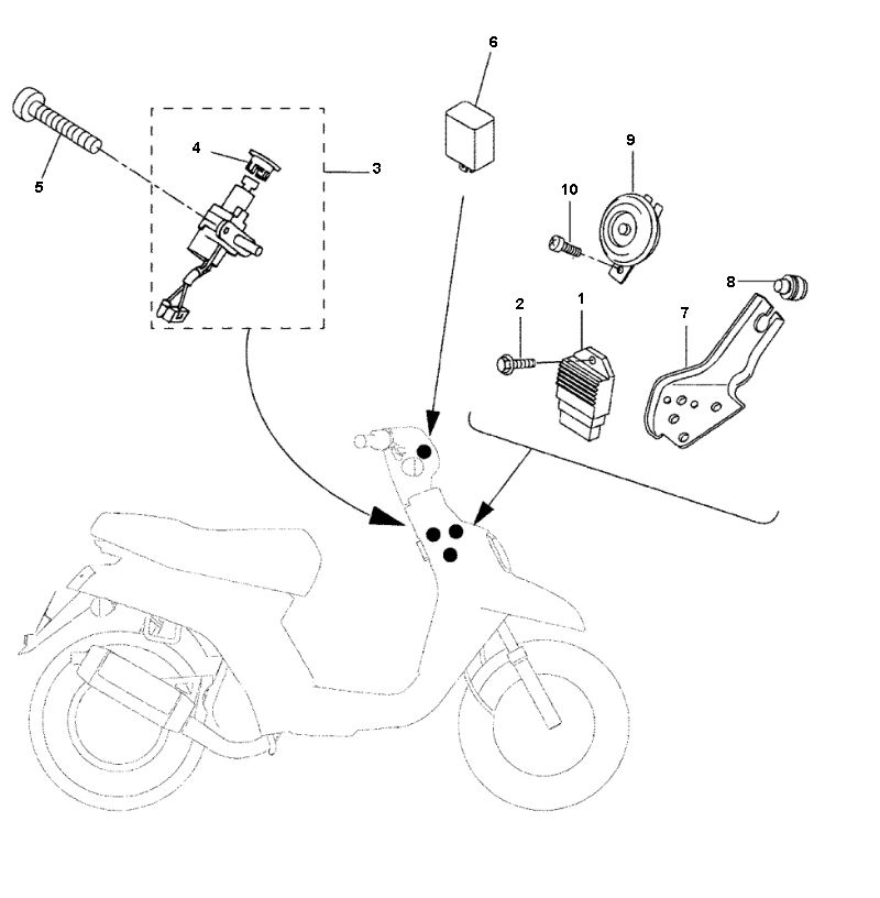 Elektrische Teile 2 Yamaha Bws 2-Takt