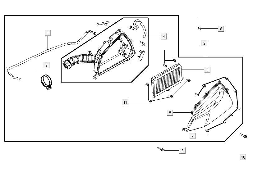 Luftfilter Kymco People S150i E4