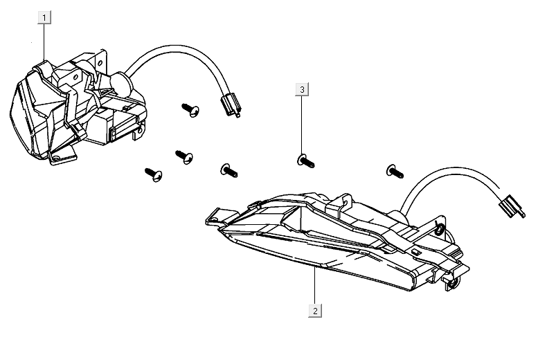 Blinker vorne Kymco AK550i