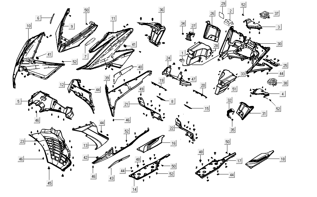 Frontcover Kymco AK550i Mattbraun