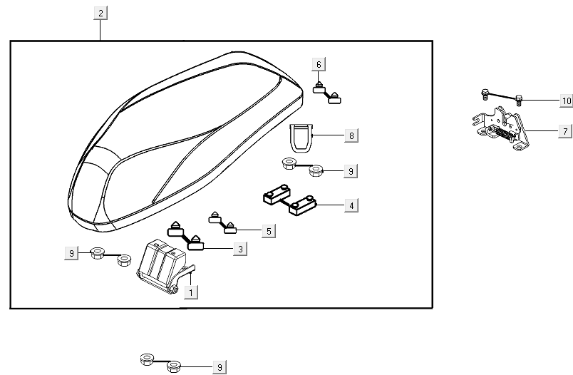 Zadel Kymco E-Vitality