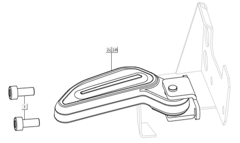 Fußstütze Niu NQI Cargo