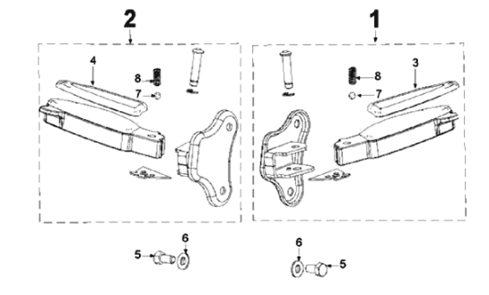 Fußstütze Django 50 4T Evasion