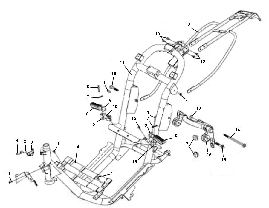 Rahmen Btc Grande Retro 4 Takt