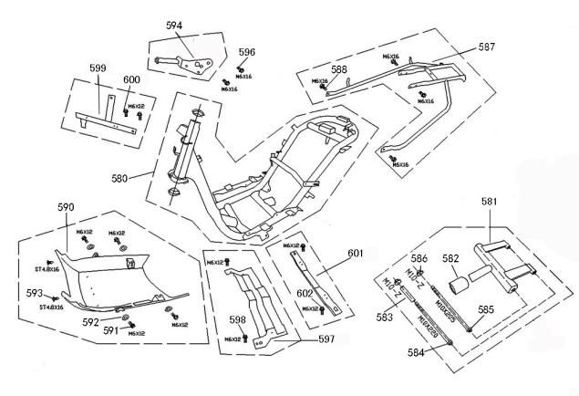Bilderrahmen China Retro Extra schwarz