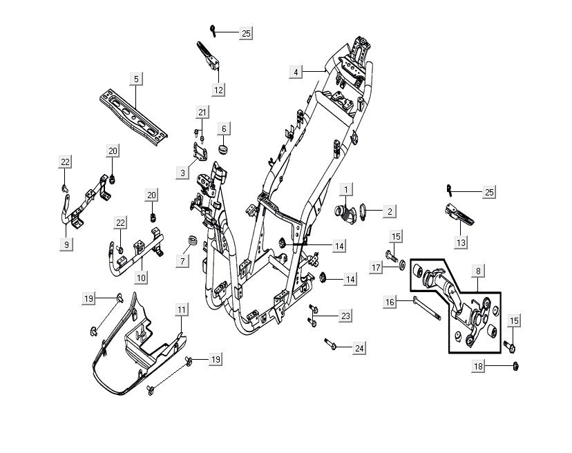 Rahmen Agility 16