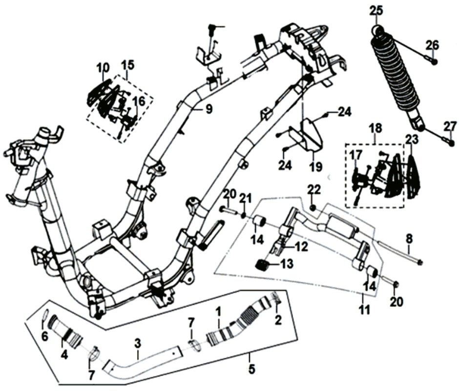 Rahmen Sym Symphony ST euro4