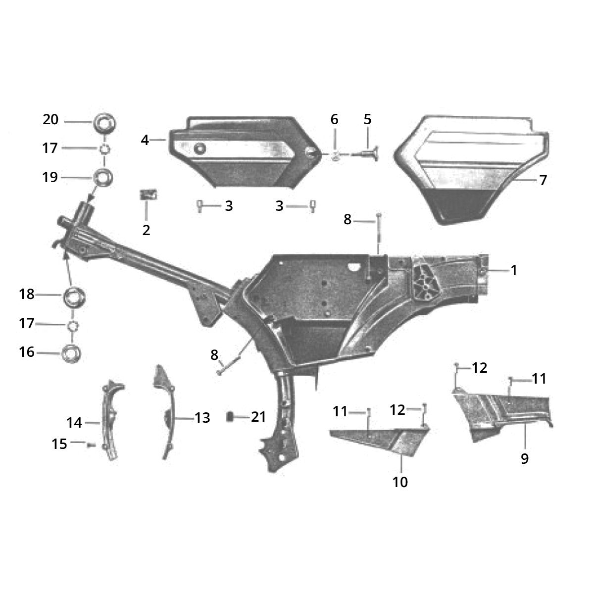 Zundapp GTS 50 517-40L5 Fenster