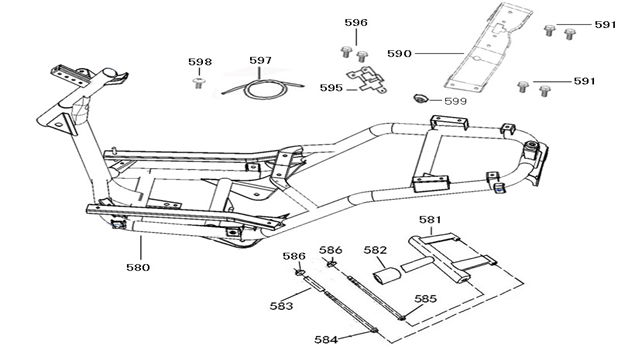 Rahmenteile Neco Lola cream grey