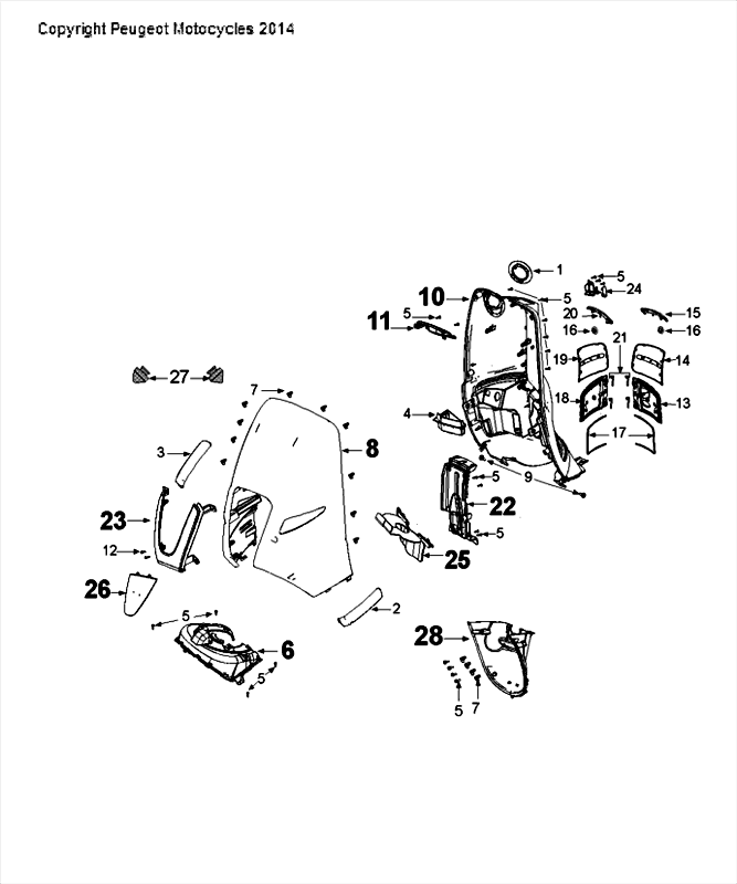 Frontplatten Peugeot Django Satin Flash Q2
