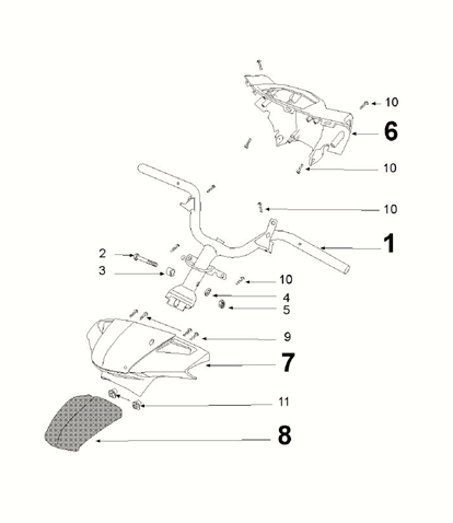 Lenkradhüllen - Peugeot Kisbee 4-Takt Euro 5 Lenkrad, Kirschrot (F3), satiniert
