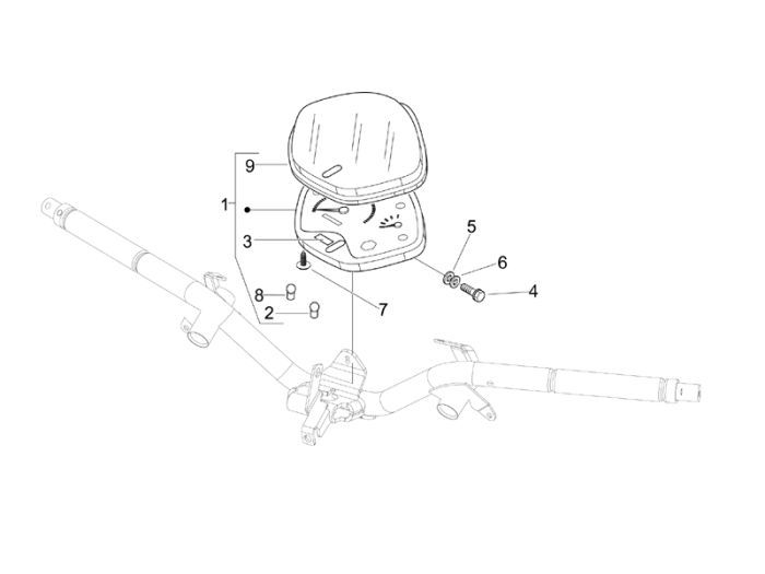 Tacho Piaggio Liberty 2-Takt