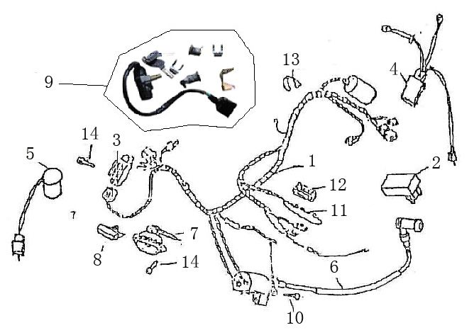 Kabelbaum Zündung Rover Exclusive dunkelblau