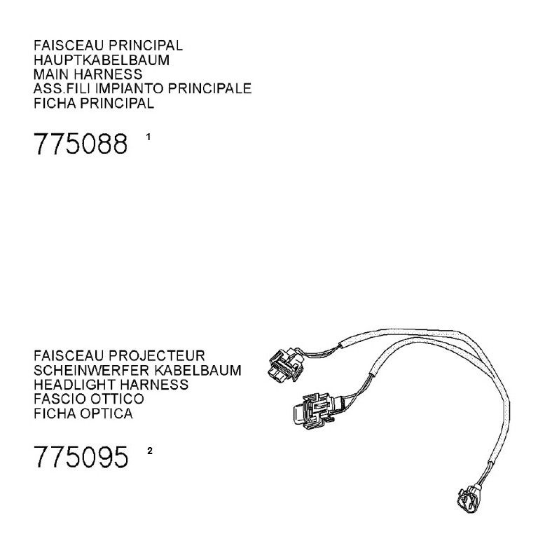 Kabelbaum Peugeot Speedfight 3 AC 2-Takt
