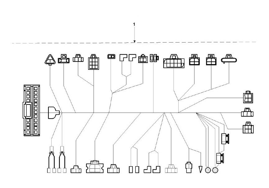 Kabelbaum Peugeot Vivacity 3 4-Takt