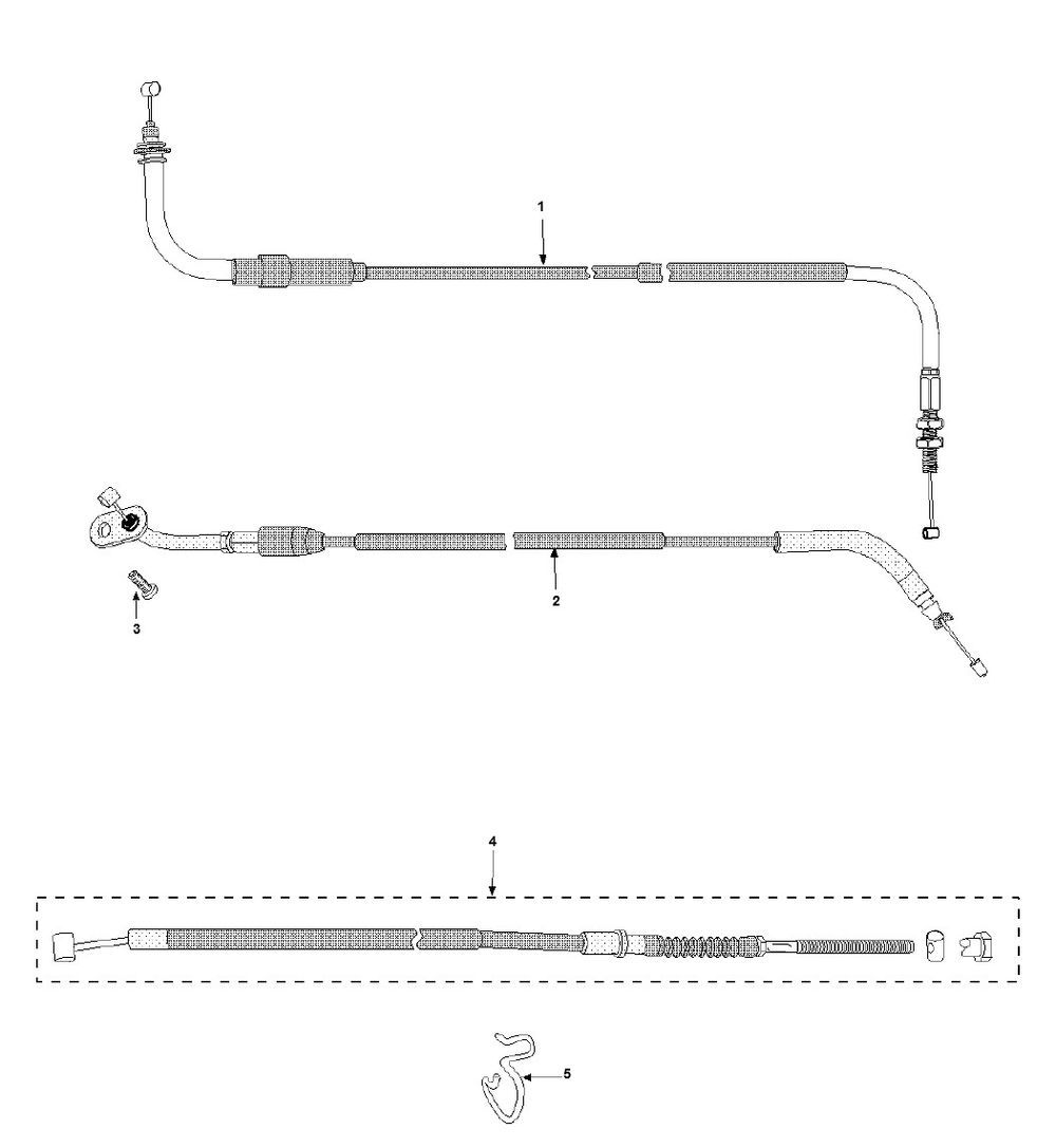 Peugeot Speedfight 3 4-Takt Kabel