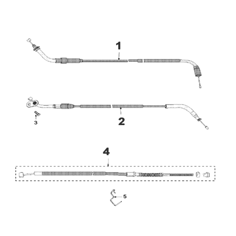 Kabel Peugeot Speedfight 3 Wechselstrom Blau