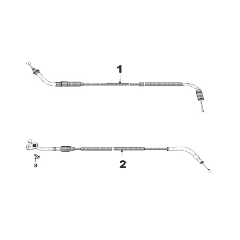 Kabel Peugeot Speedfight 3 LC blau