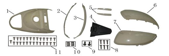 Haare schneiden hinter China Nano weiß