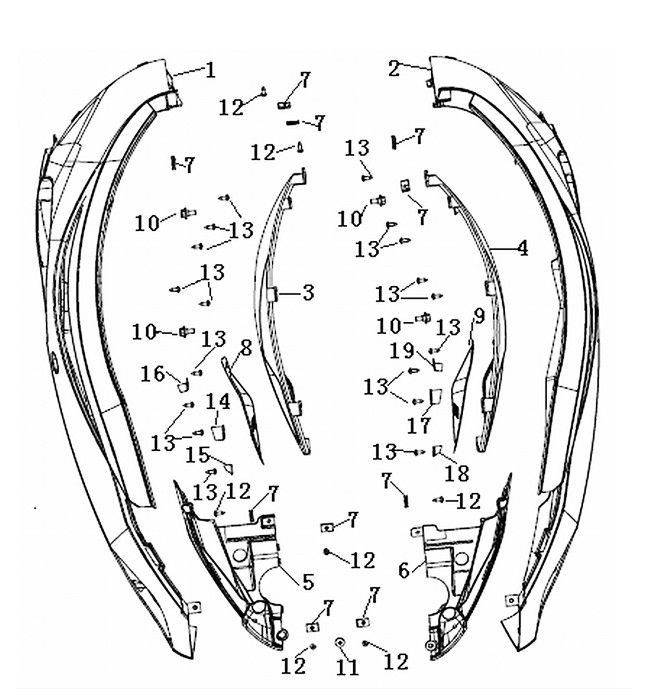 Hinter Generic Roc Silber 2010 2-Takt