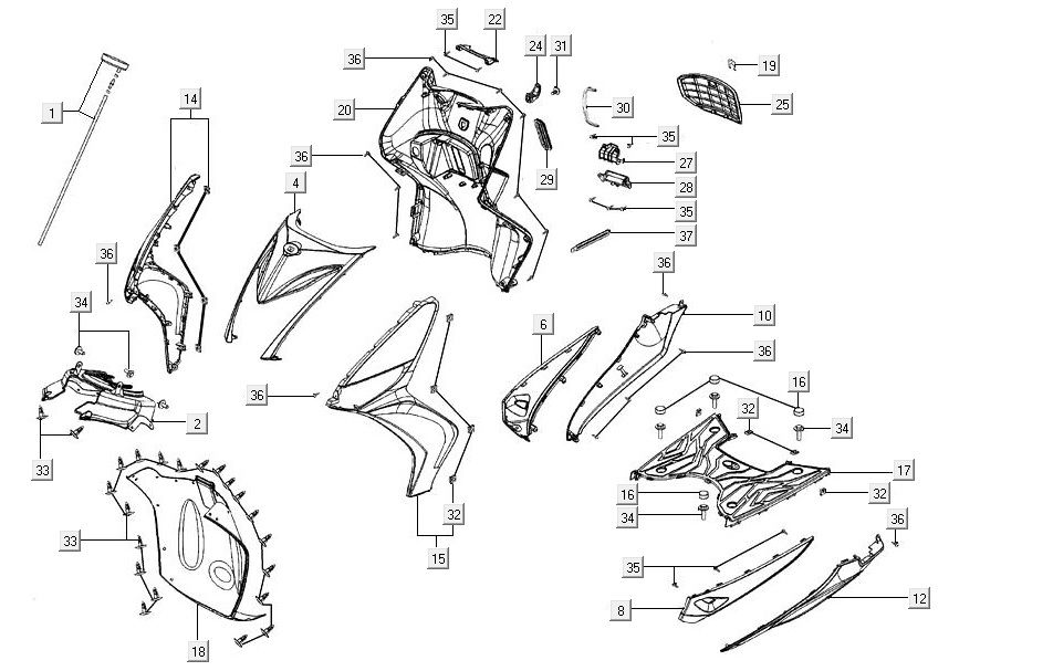 Hauben AGILITY 16+ 4T 125 Matt Metallic Hellblau