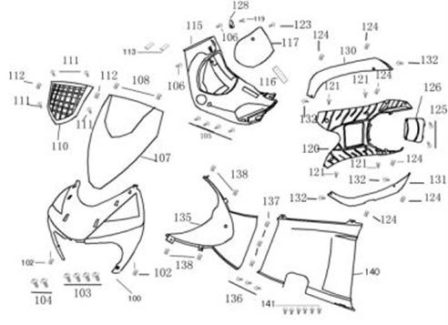China Reissverschluss grün