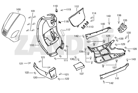 Capparts Santini Capri mattschwarz