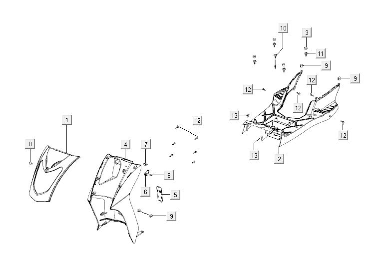 Kymco Agility 10' 4-Takt sportliches Rot