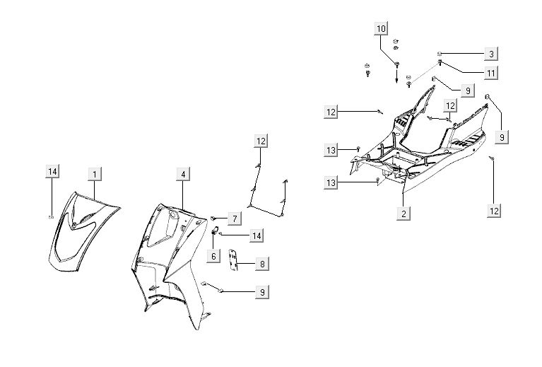 Kymco Agility 12' 4-Takt schwarz