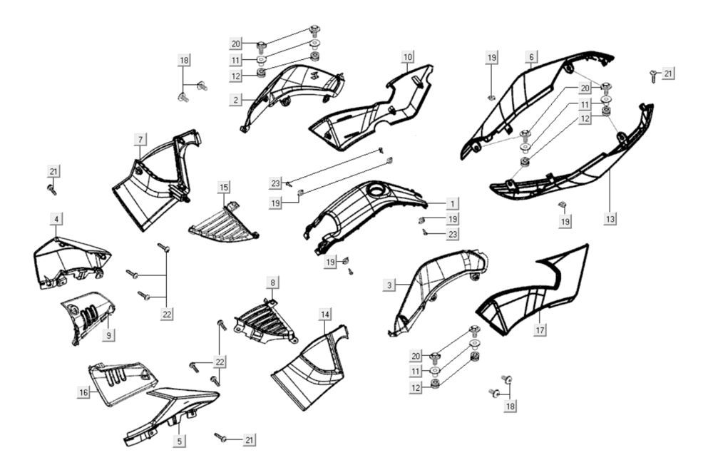 Hauben Kymco K-Pipe 125cc