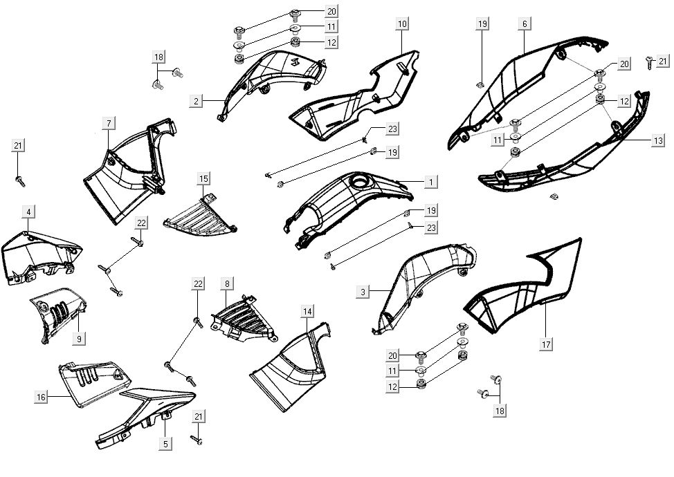 Kymco K-Pipe 4-Takt glänzend schwarz