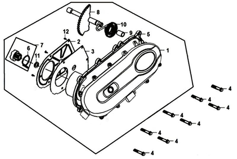 Sym Orbit III E4 KICKSTARTHÜLLE