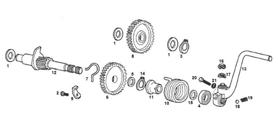 Kickstarter Derbi Senda R altes Modell
