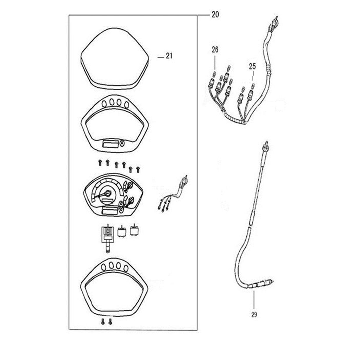 Cockpit-Teller AGM VX50 flach anthrazit matt