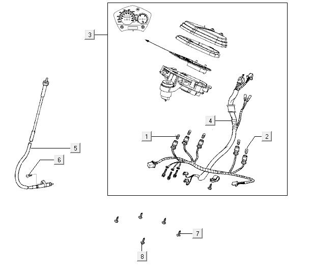 Tacho AGILITY CITY 16 4T 150