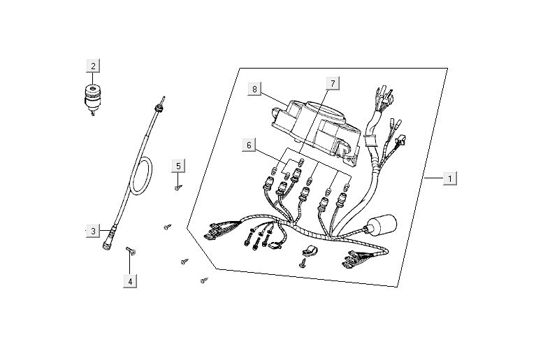 Tacho Kymco Agility 12' 4-Takt silber