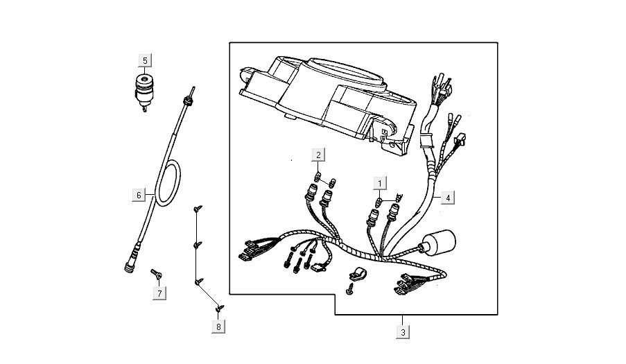 Tacho Kymco Agility FR 12