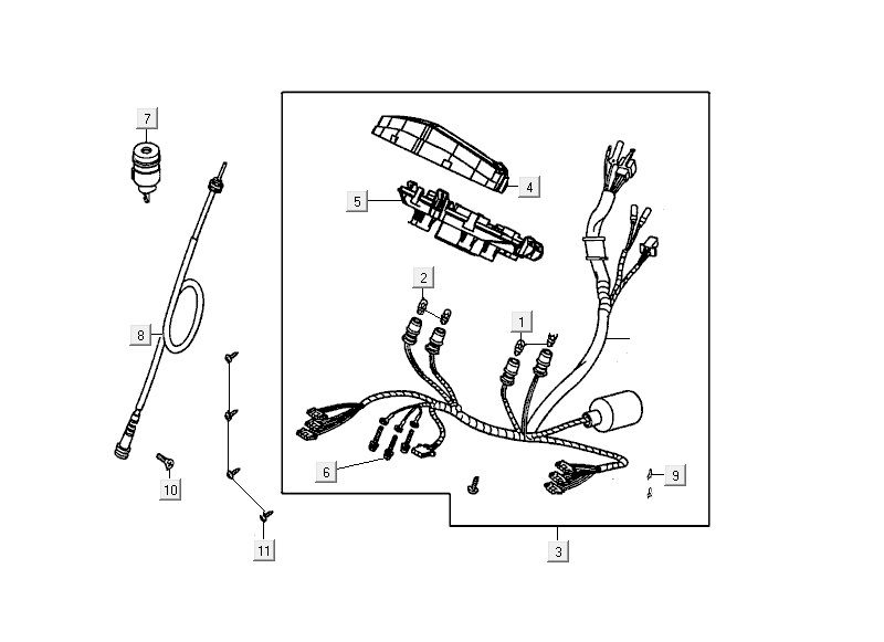 Tacho Kymco Carry 4-Takt-Einspritzung euro4 weiß