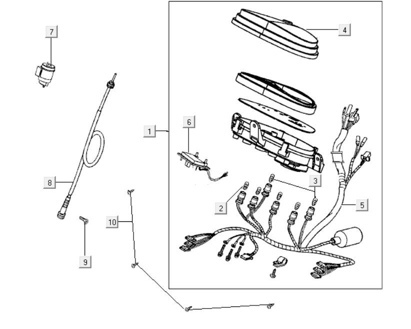 Tacho Kymco Like 125cc