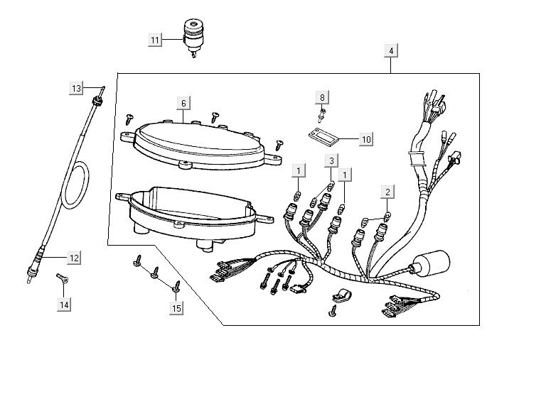 Tacho Kymco Vitality 2t Wechselstrom Sportstream