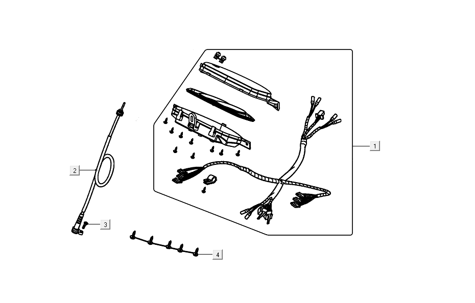 Tacho Kymco VP50i Einspritzung Euro 4 Eiche Metallic