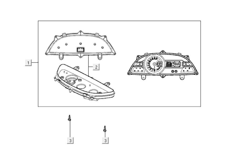 Tacho Kymco Xciting 400i Matt Black