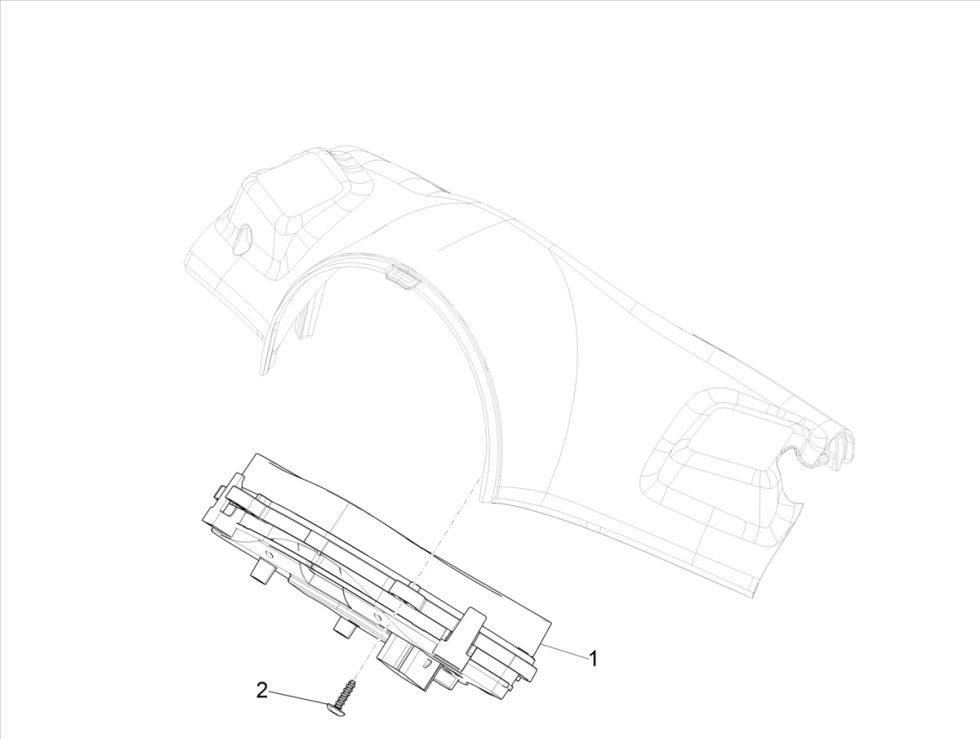 Drehzahlmesser Vespa Primavera 4-Takt 3V (Euro5-Einspritzung IGET)