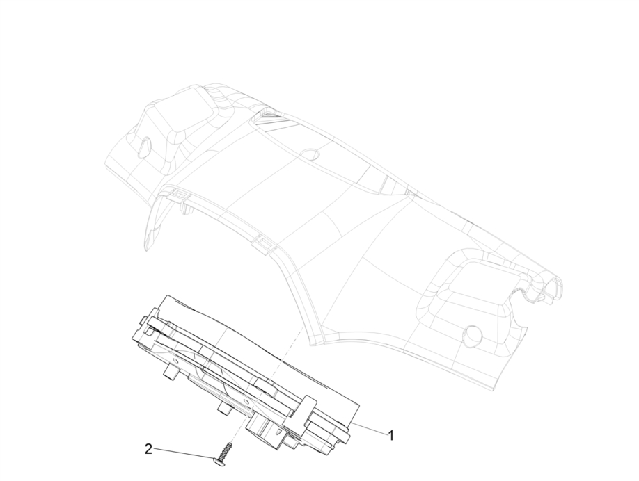 Tacho Vespa Sprint 4-Takt 3-Ventil (Euro4 IGET)
