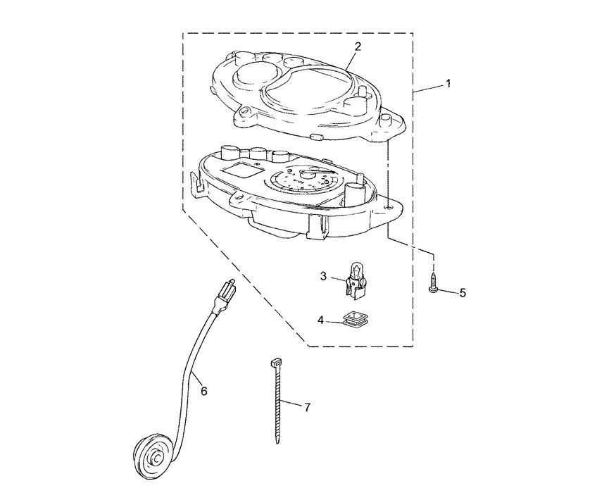 Drehzahlmesser Yamaha Jog-R AC 2-Takt