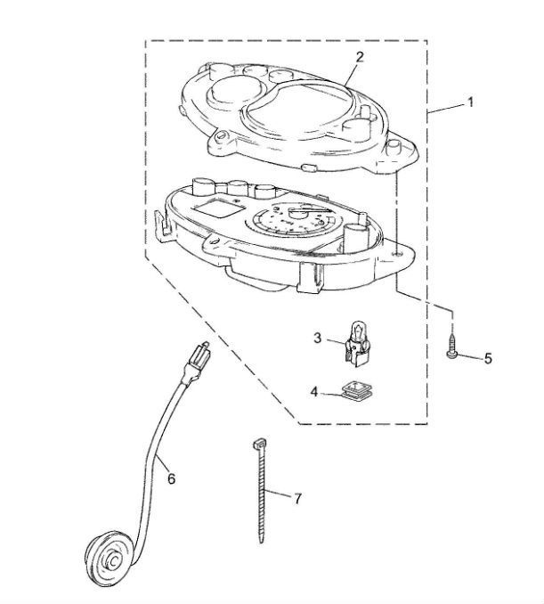 Drehzahlmesser Yamaha Jog-R LC 2-Takt