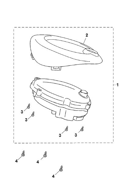 Tacho Yamaha Neo's 2-Takt (bis 2003)